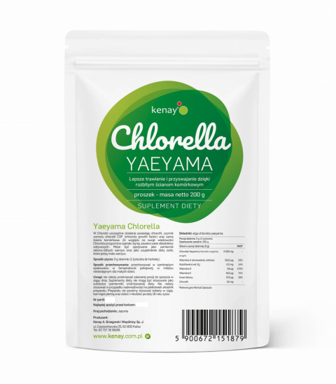 Chlorella Yaeyama w proszku (200 g)