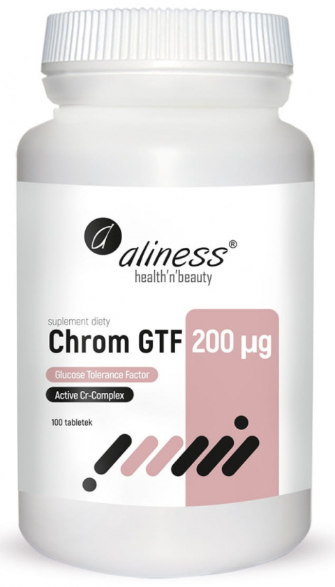 Chrom GTF Active Cr-Complex 100 tabletek