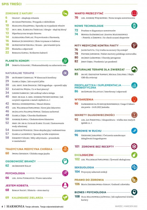 Harmonia Czasopismo marzec-kwiecień 2022 Harmonia Czasopismo marzec-kwiecień 2022