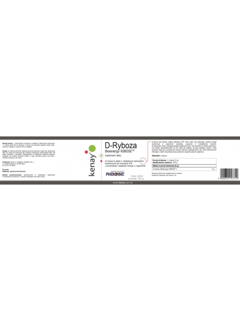 D-Ryboza Bioenergy RIBOSE D-Ryboza Bioenergy RIBOSE