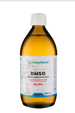 DMSO Dimetylosulfotlenek 99,99% - 500 ml