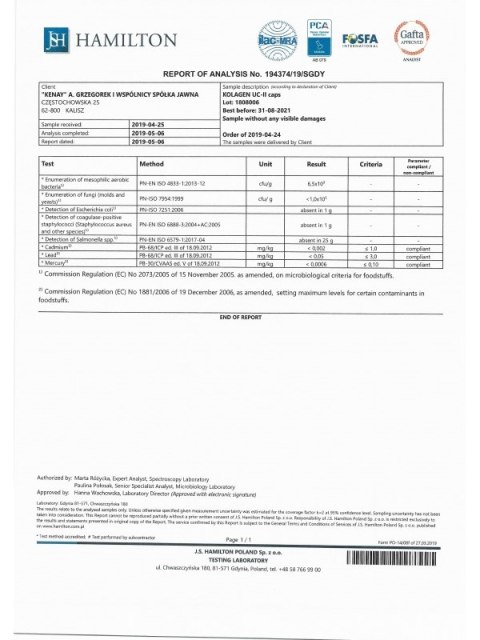 KOLAGEN UC-II® (30 KAPSUŁEK) KOLAGEN UC-II® (30 KAPSUŁEK)
