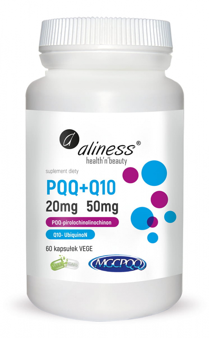 PQQ MGCPQQ® 20 mg + Q10 50 mg x 60 Vege caps