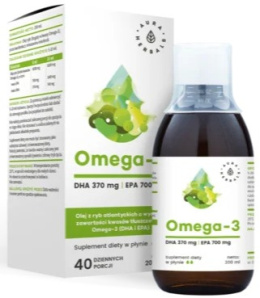 Omega-3 370 DHA / 700 EPA, płyn 200 ml