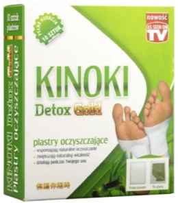 Plastry Oczyszczające KINOKI Detox Gold, 10 szt.