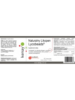 KENAY Naturalny Likopen Lycobeads® (60 kapsułek)