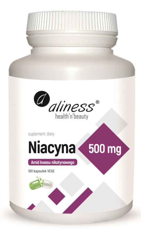 Niacyna, Amid kwasu nikotynowego 500 mg x 100 kaps VEGE