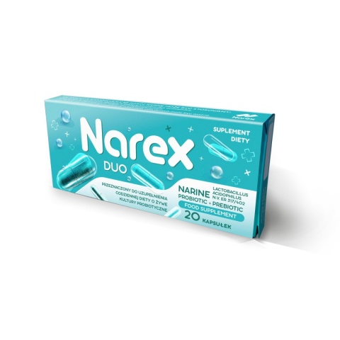 Probiotyk Narine Narex Duo 20 kapsułek Probiotyk Narine Narex Duo 20 kapsułek