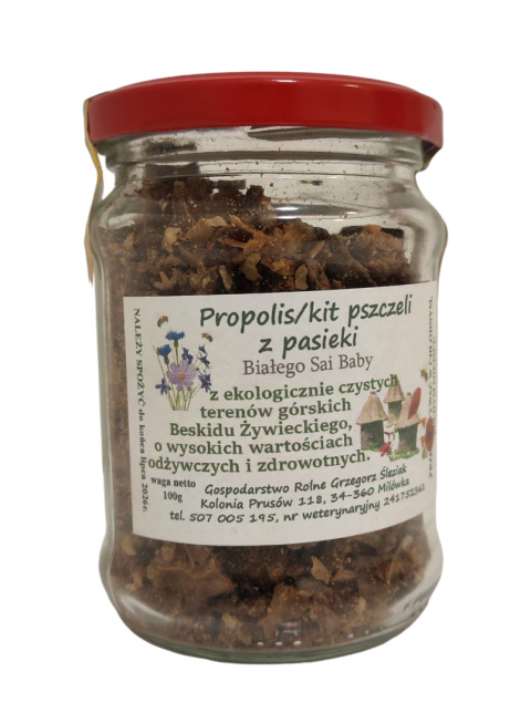 Propolis/kit pszczeli z pasieki Białego Sai Baby