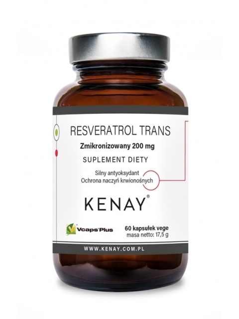 Resveratrol trans - zmikronizowany 200 mg (60 kapsułek)