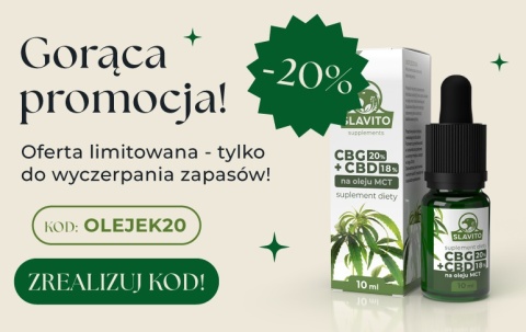 SLAVITO CBG 20% + CBD 18% SLAVITO CBG 20% + CBD 18%