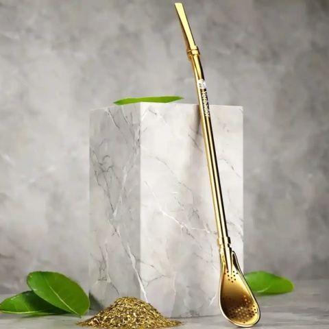 TRADYCYJNA BOMBILLA (SŁOMKA) – ZŁOTA TRADYCYJNA BOMBILLA (SŁOMKA) – ZŁOTA