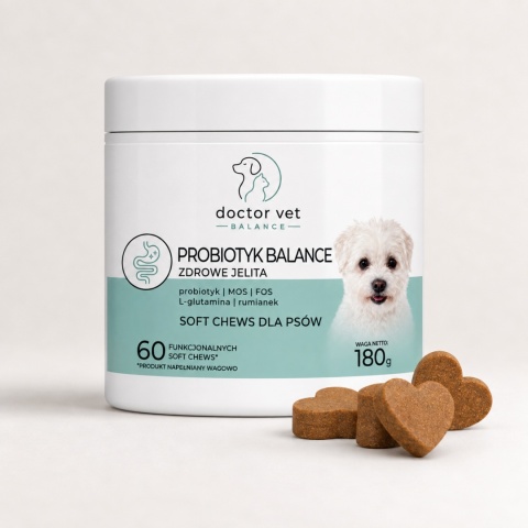 Zdrowe jelita psa – probiotyk balance
